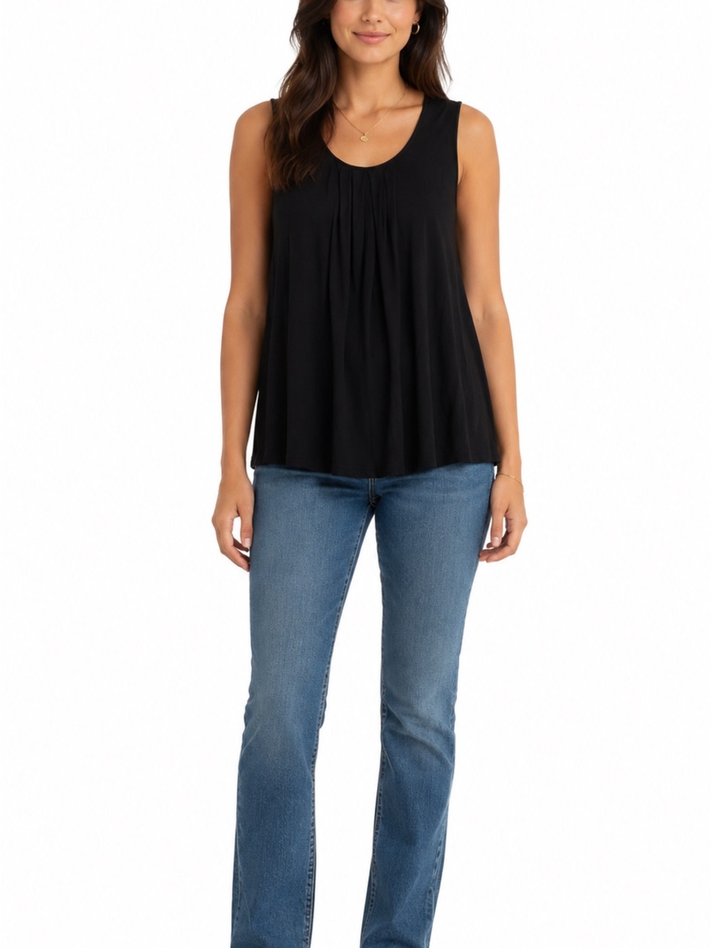Croft & Barrow Size Large Black Summer Tank Top